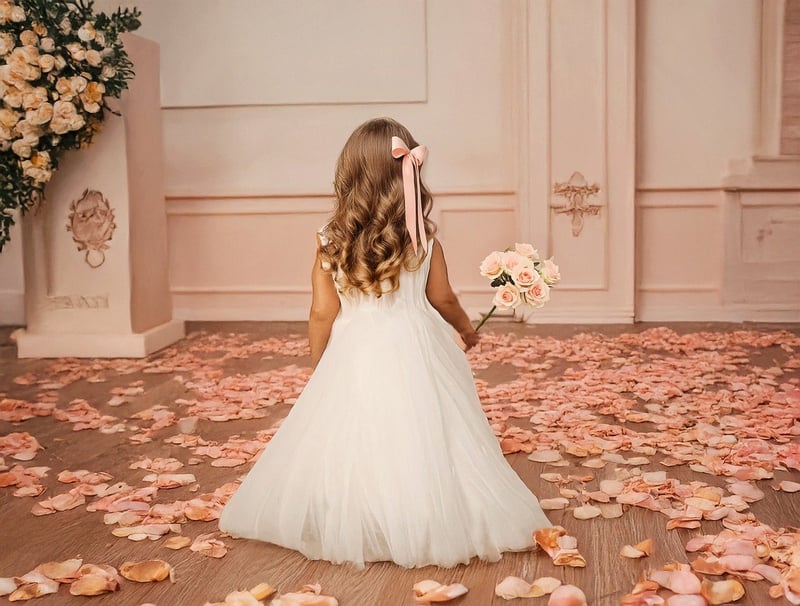 Bride in trendy attire